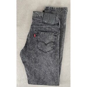 Levis 511 Jeans Mens 30x32 Black Acid Wash Slim Fit Denim Pants